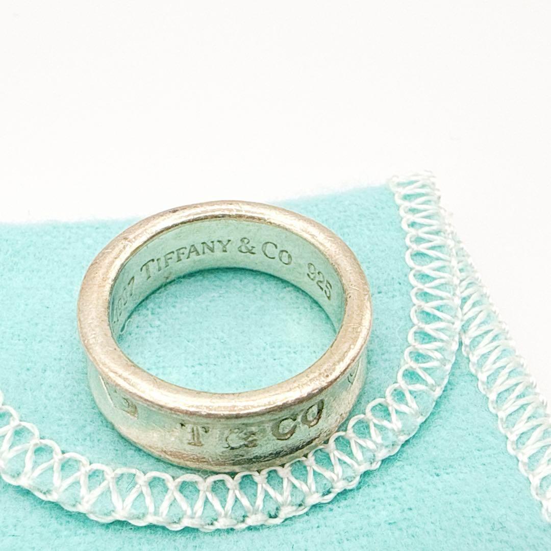 2736-3 保存箱付き人気✨Tiffany ナローリング　指輪　　12号