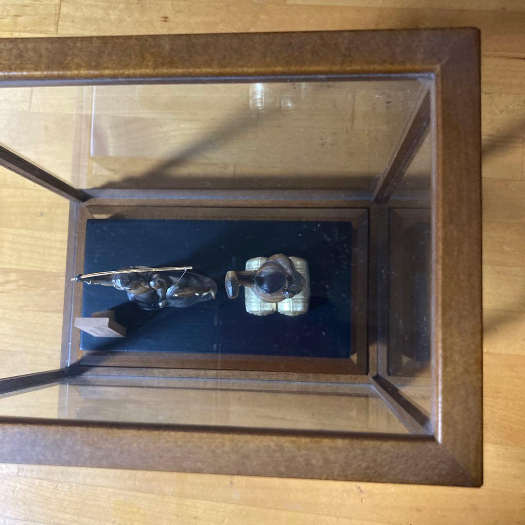 霹*！様 【縁起物・開運】大黒天　恵比寿　武比古作　純銀　工芸品　置物