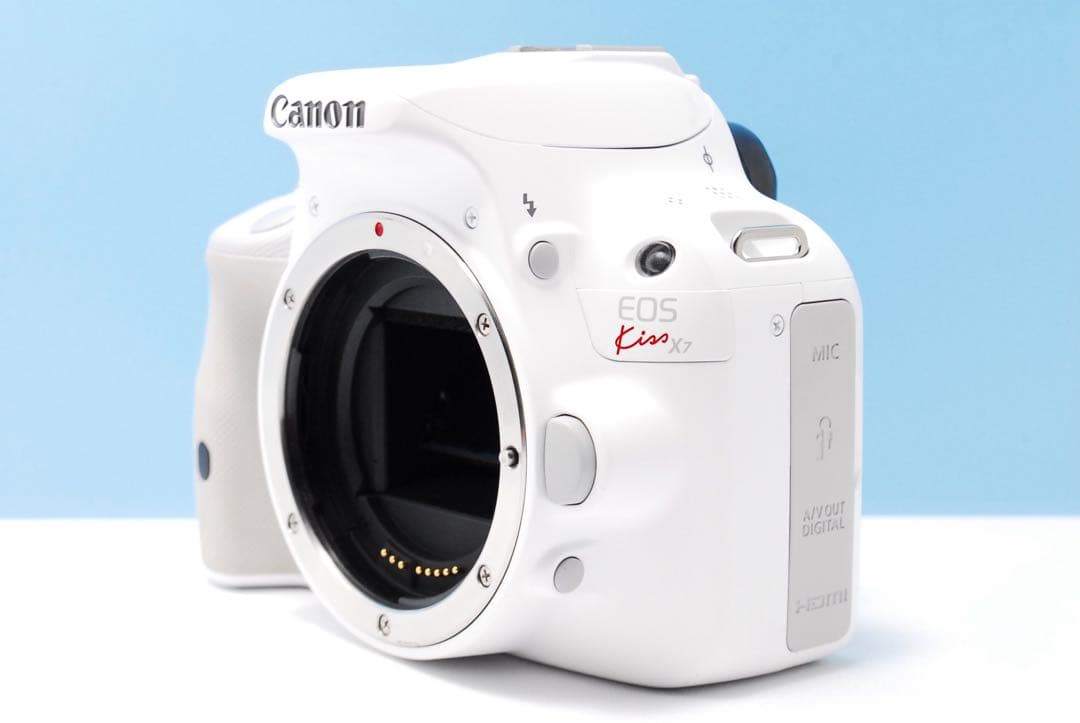 【ショット数極僅】Canon Kiss X7 ホワイト 希少色 スマホ転送◎