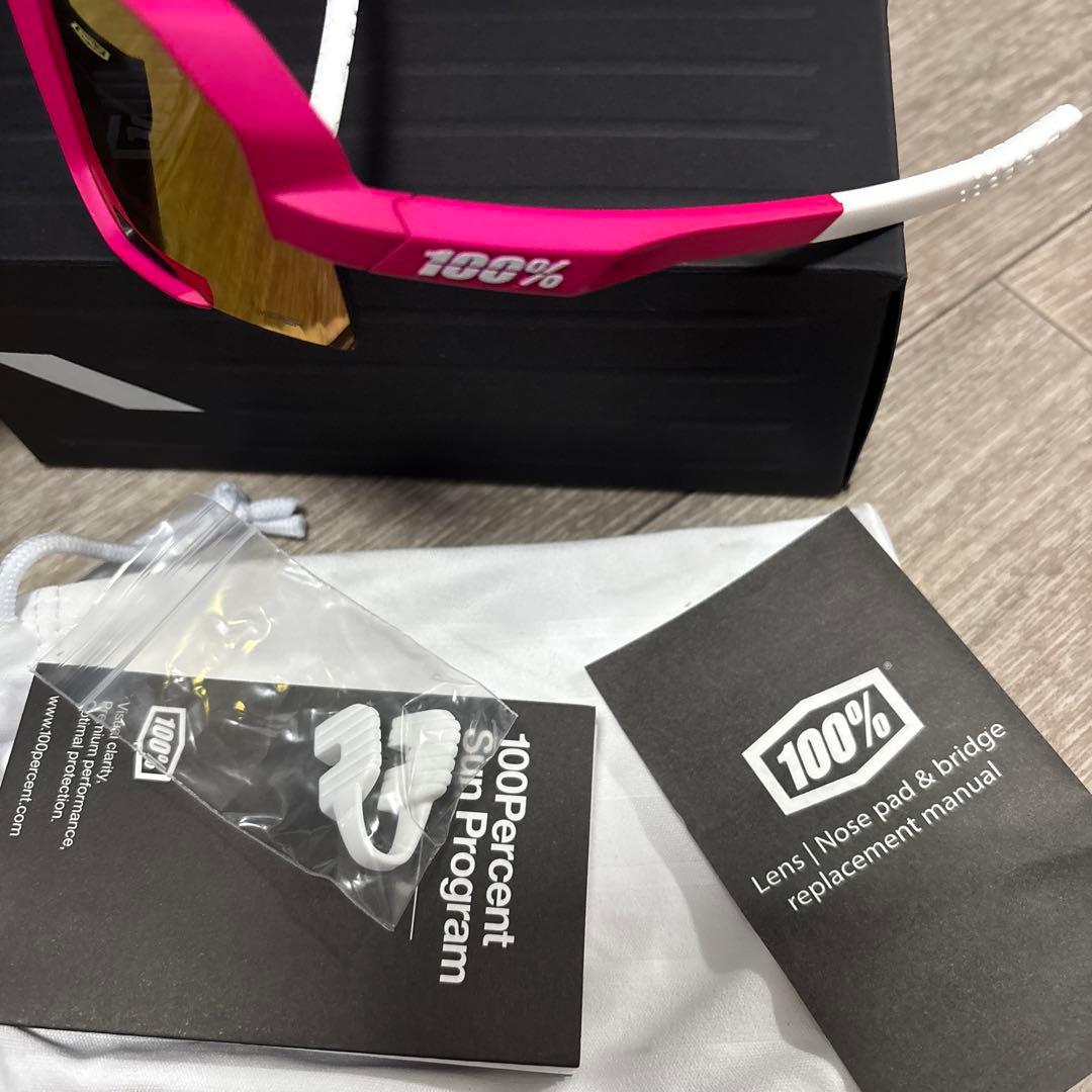 新品100%(ワンハンド)サングラス