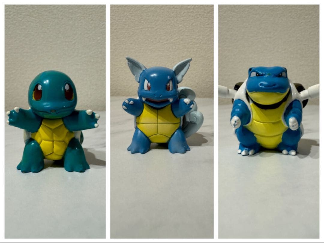 【3点セット】ポケモン　初期モンコレ　ゼニガメ　カメール　カメックス