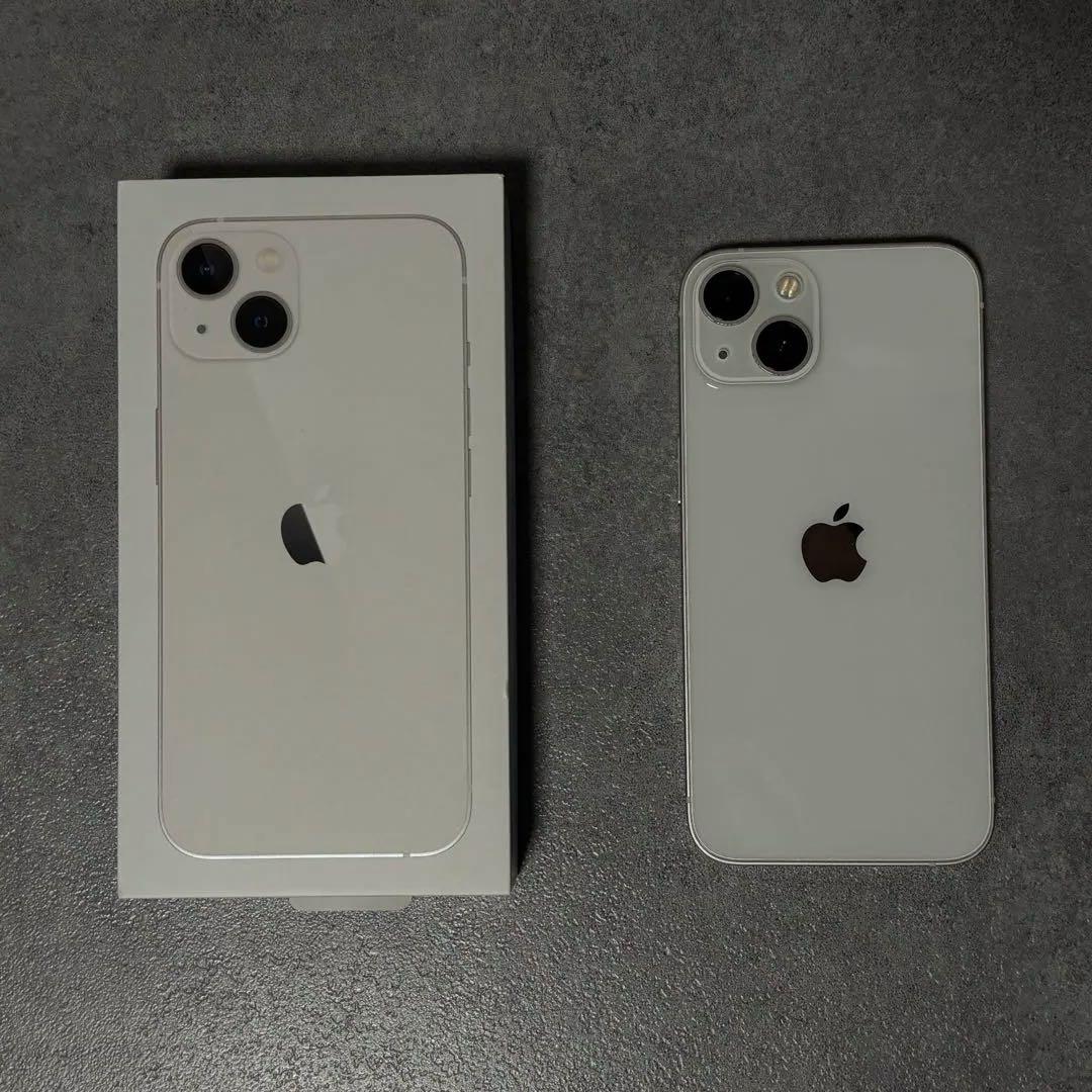 【美品】iPhone 13 128GB Starlight 本体 SIMフリー