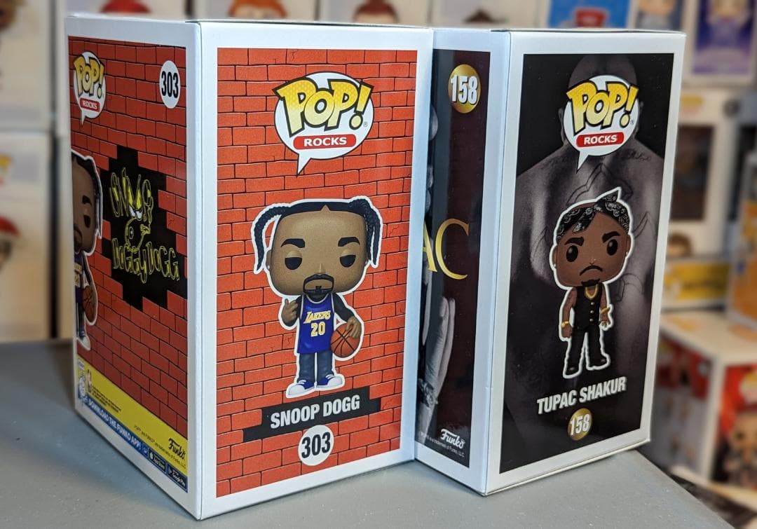 b*y様 Funko Snoop Dog #303 & 2 Pac Shakur