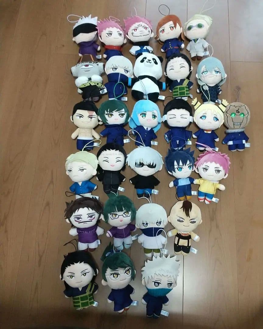 呪術廻戦 マスコットぬいぐるみ ラウンドワン まとめ売り