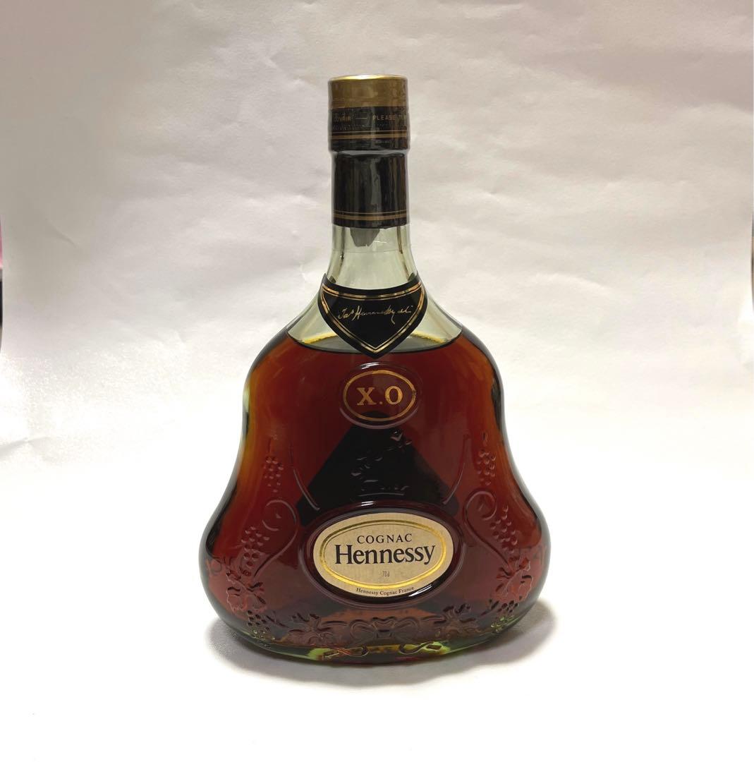 希少　未開封　ヘネシー Hennessy XO 金キャップ　ボトル コニャック