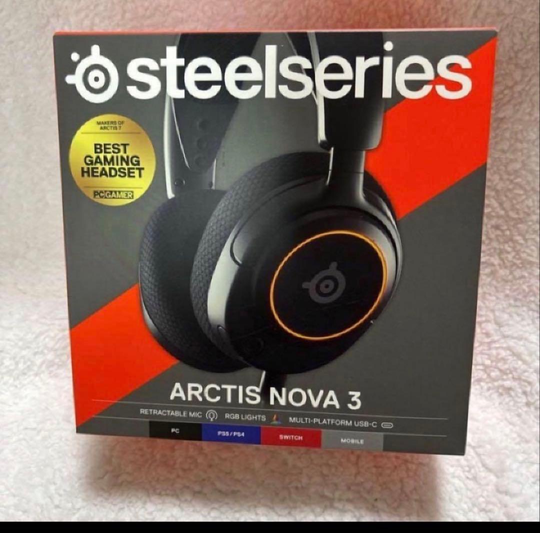 【 美品 】 SteelSerie ゲーミングヘッド ArctisNova3