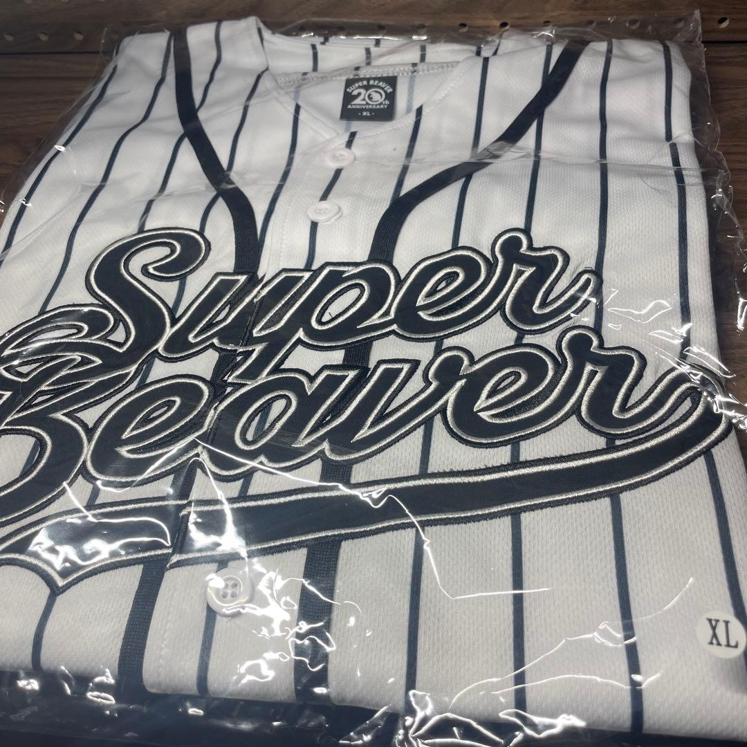 【未開封】SUPER BEAVER ベースボールシャツ ストライプ XLサイズ