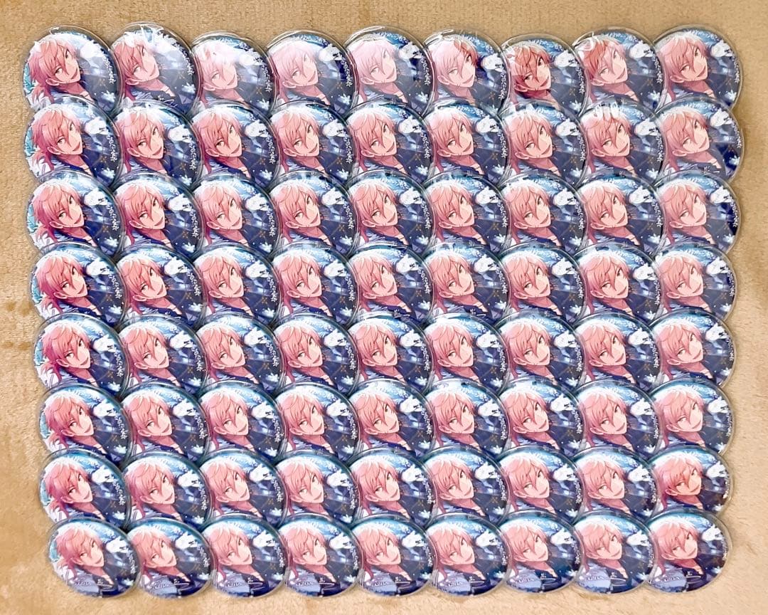 あんさんぶるスターズ！ 羽風薫 スタフェスバラエティ缶バッジ バラ缶72点