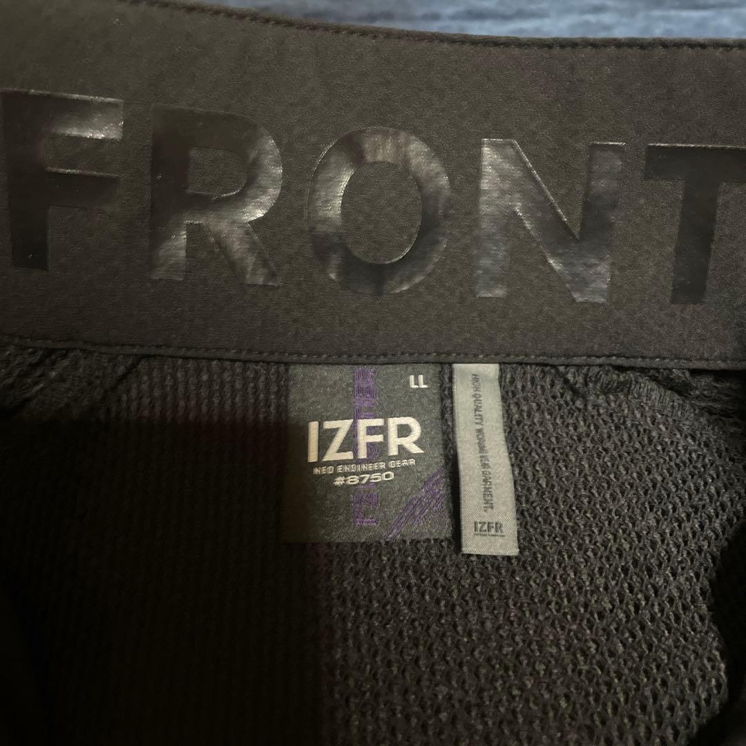 T*a様 アイズフロンティアブラックジャケット LLサイズ フロントポケット付き