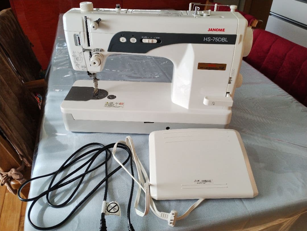 ジャノメ　職業用ミシン　厚物専用直線ミシン　HS-75DBL