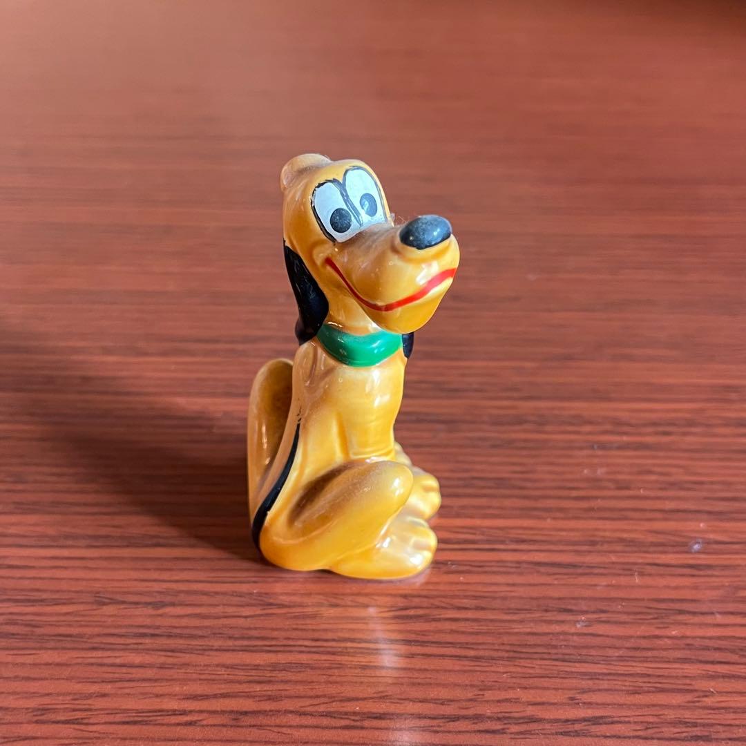 ヴィンテージ ディズニー プルート 陶器 置物 東京ディズニーランド 日本製