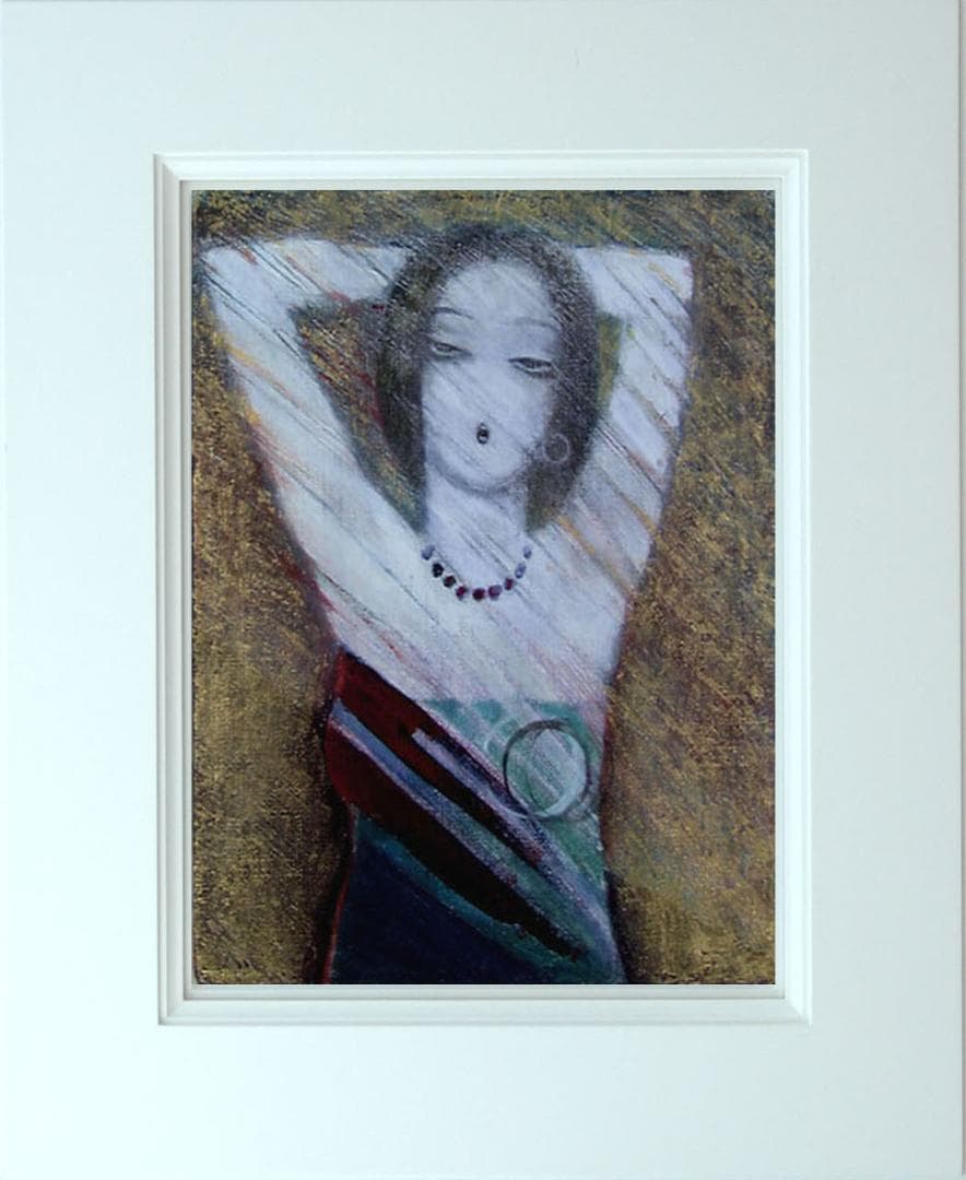 油絵 菅家令子 絵 絵画 インテリア F3-32023 愛しい女たち