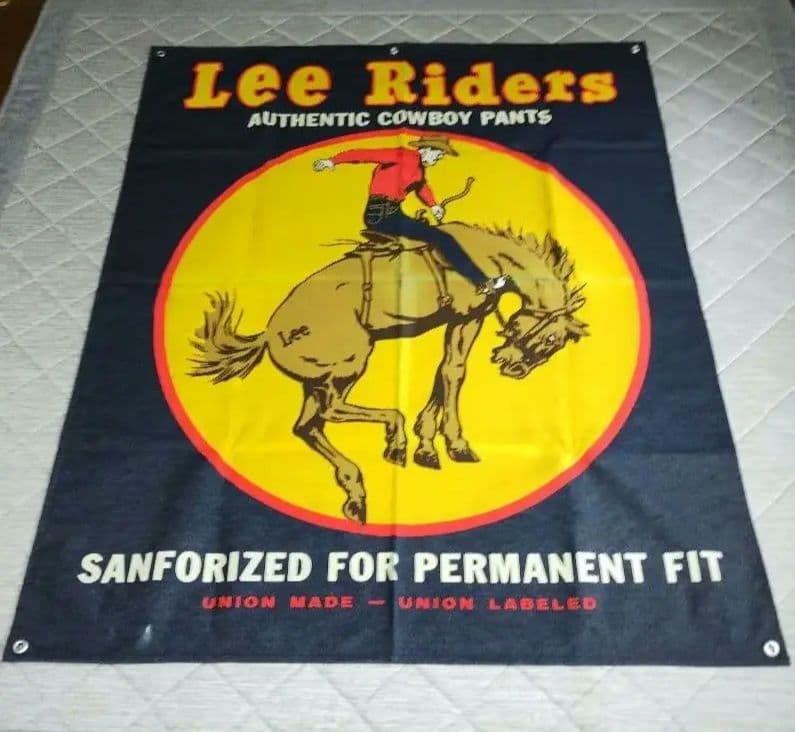 Lee Riders デニム大型バナー