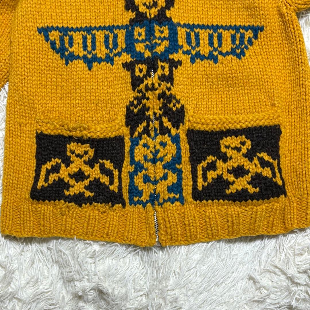 CANADIAN SWEATER カウチンセーター トーテムポール 古着