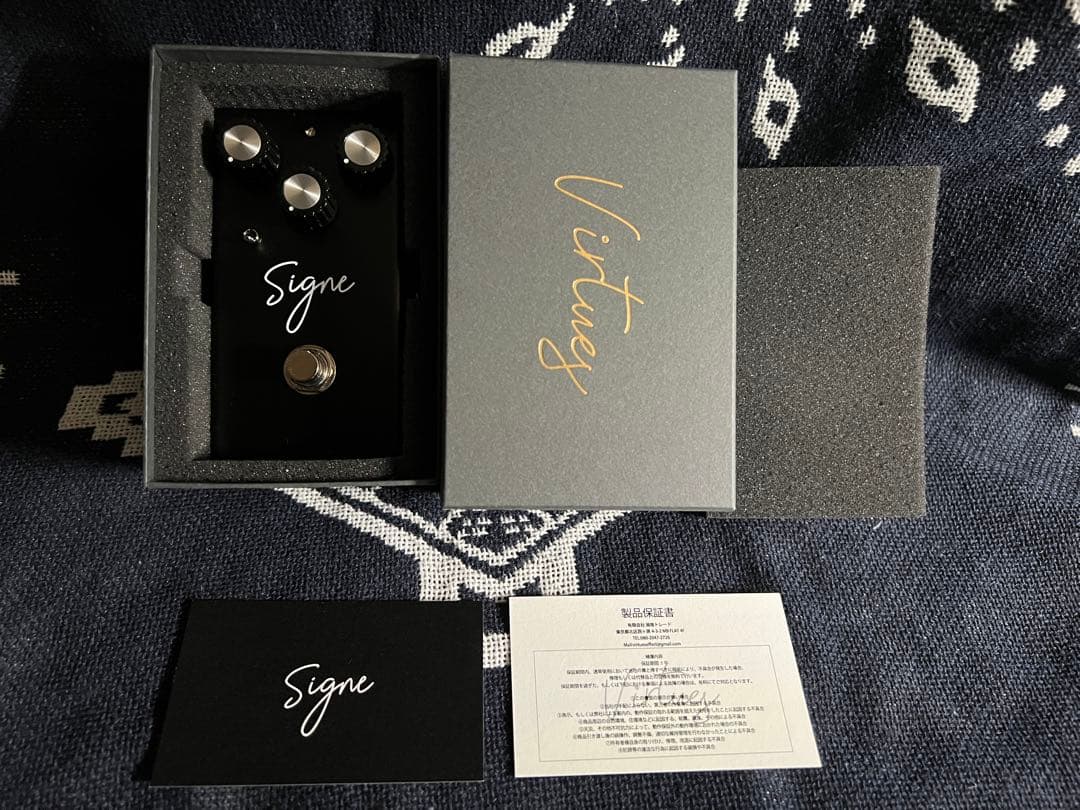 れーぶぁてぃん。Signe エフェクター Virtues CULT