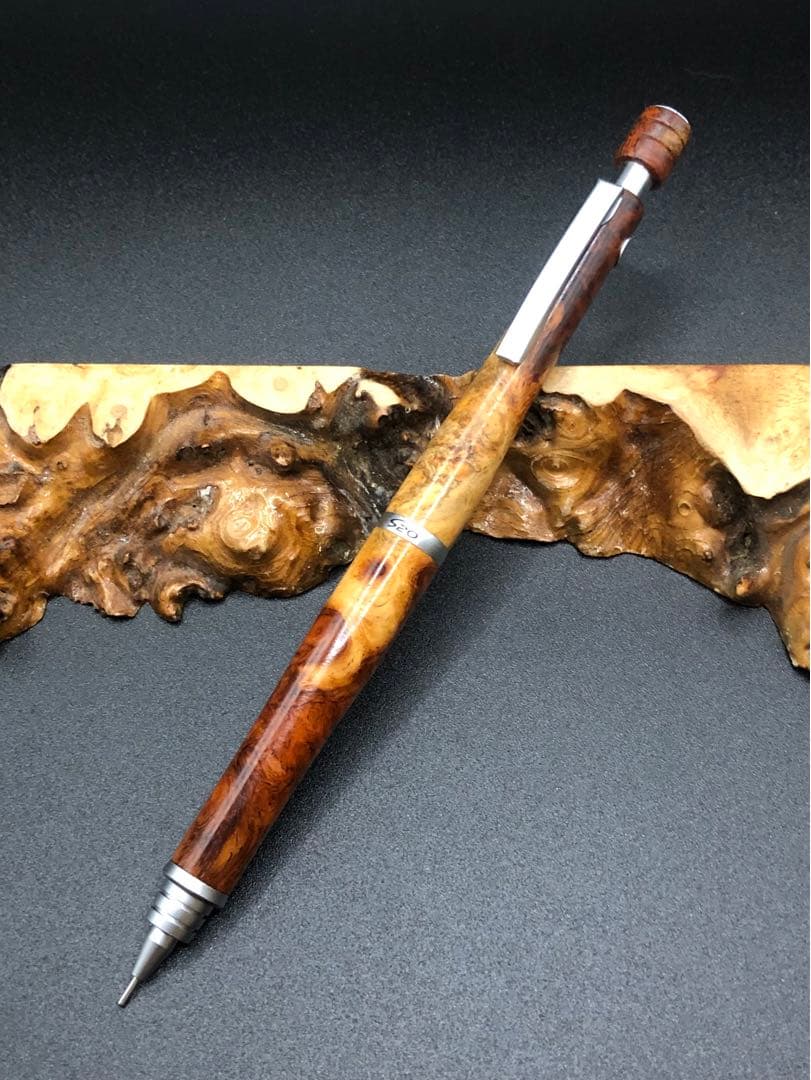 pilot パイロットS20シャープペンシル0.5mm花梨瘤/紅白