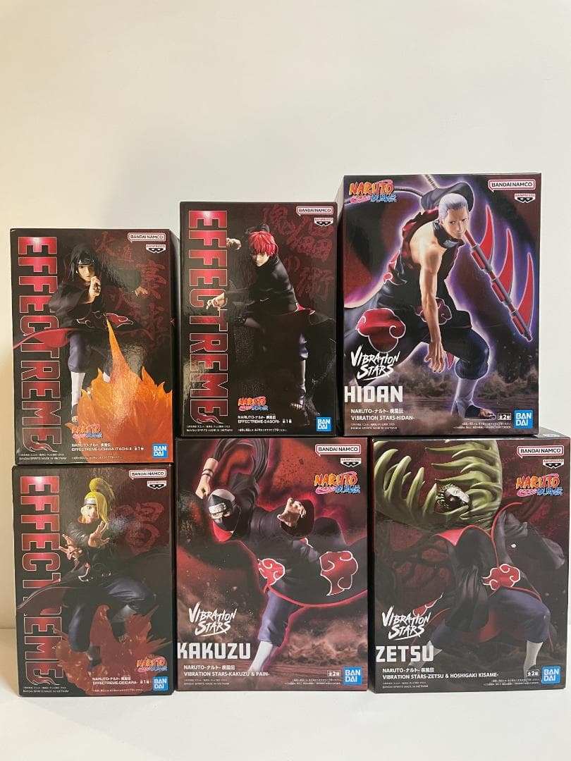 【新品未開封】NARUTO 暁 フィギュア 6種セット 角都・飛段・ゼツなど