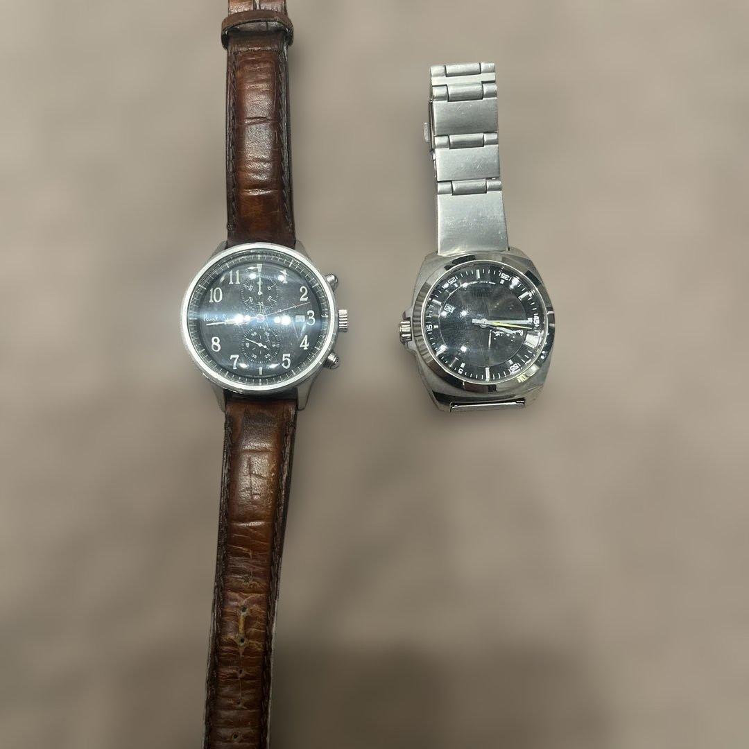 べ*ん様 腕時計2点セット　電池切れ　ポールSmith