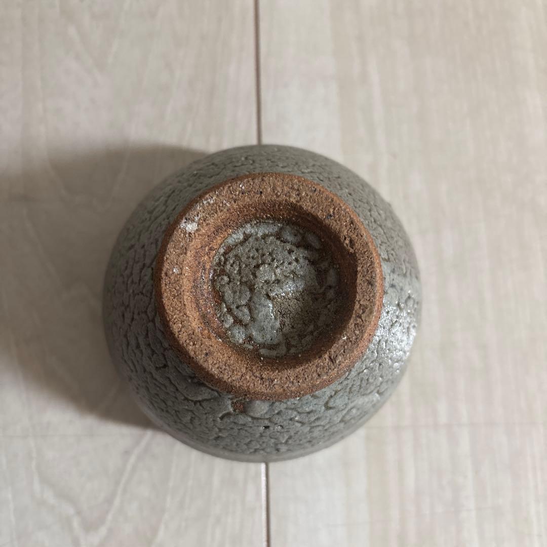 濱田庄司　胴紐茶碗 竹節高台③