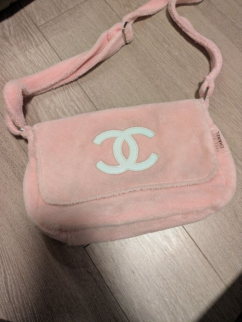 CHANEL PRECISION　ノベルティ タオル地 ショルダーバッグ