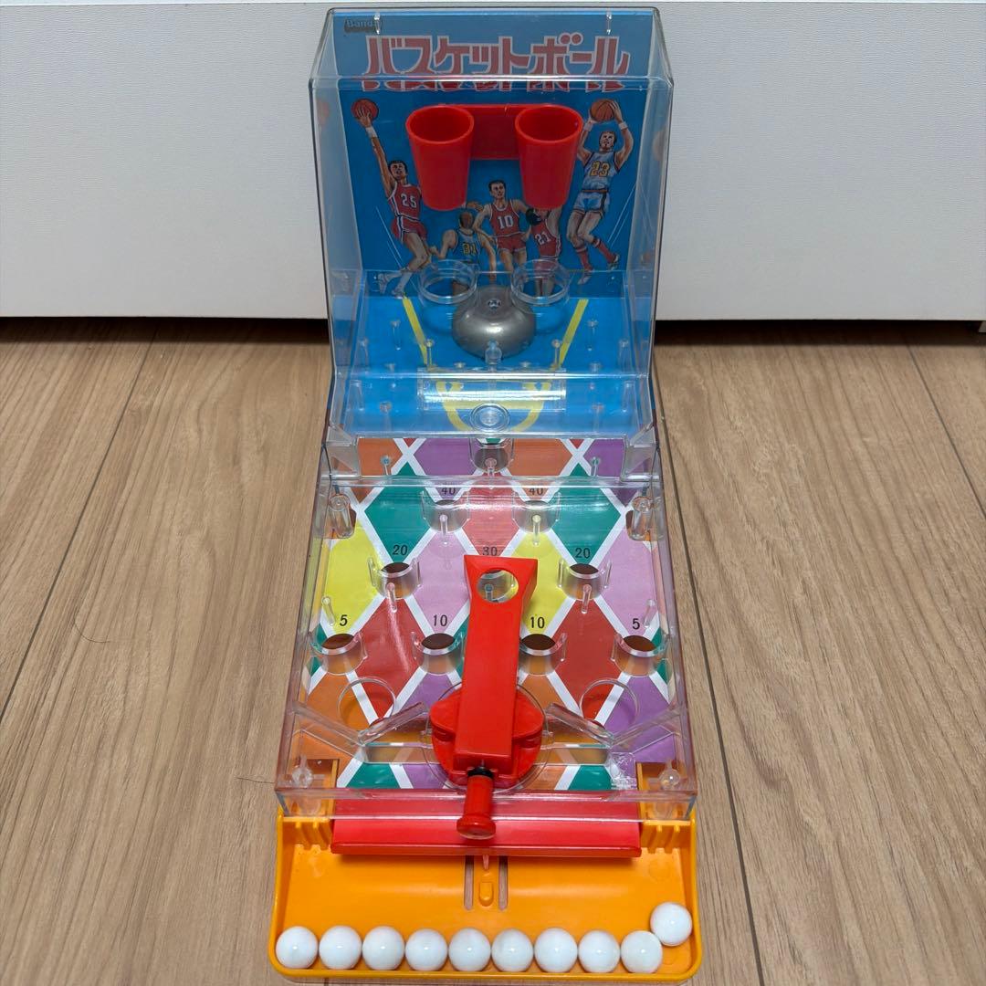 希少！バンダイスポーツゲーム　バスケットボール　昭和レトロスマートボールパチンコ