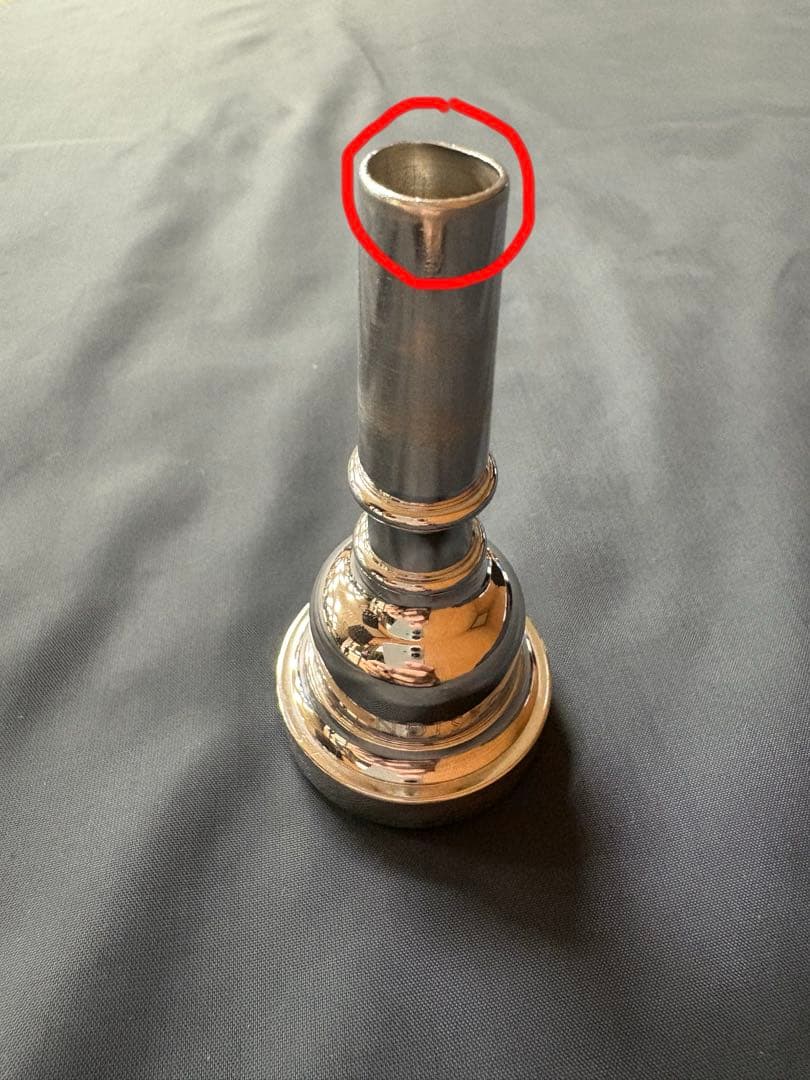 ハモンドデザイン ユーフォニウム用マウスピース 12ML ロジウムメッキ加工
