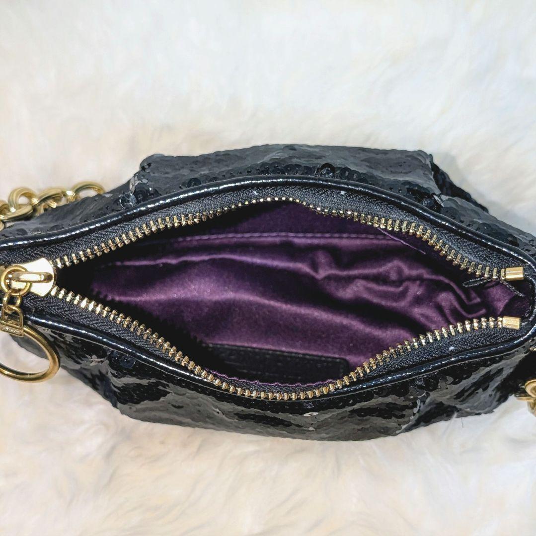 極美品✨COACH コーチ パーティーバッグ スパンコール アクセサリーポーチ