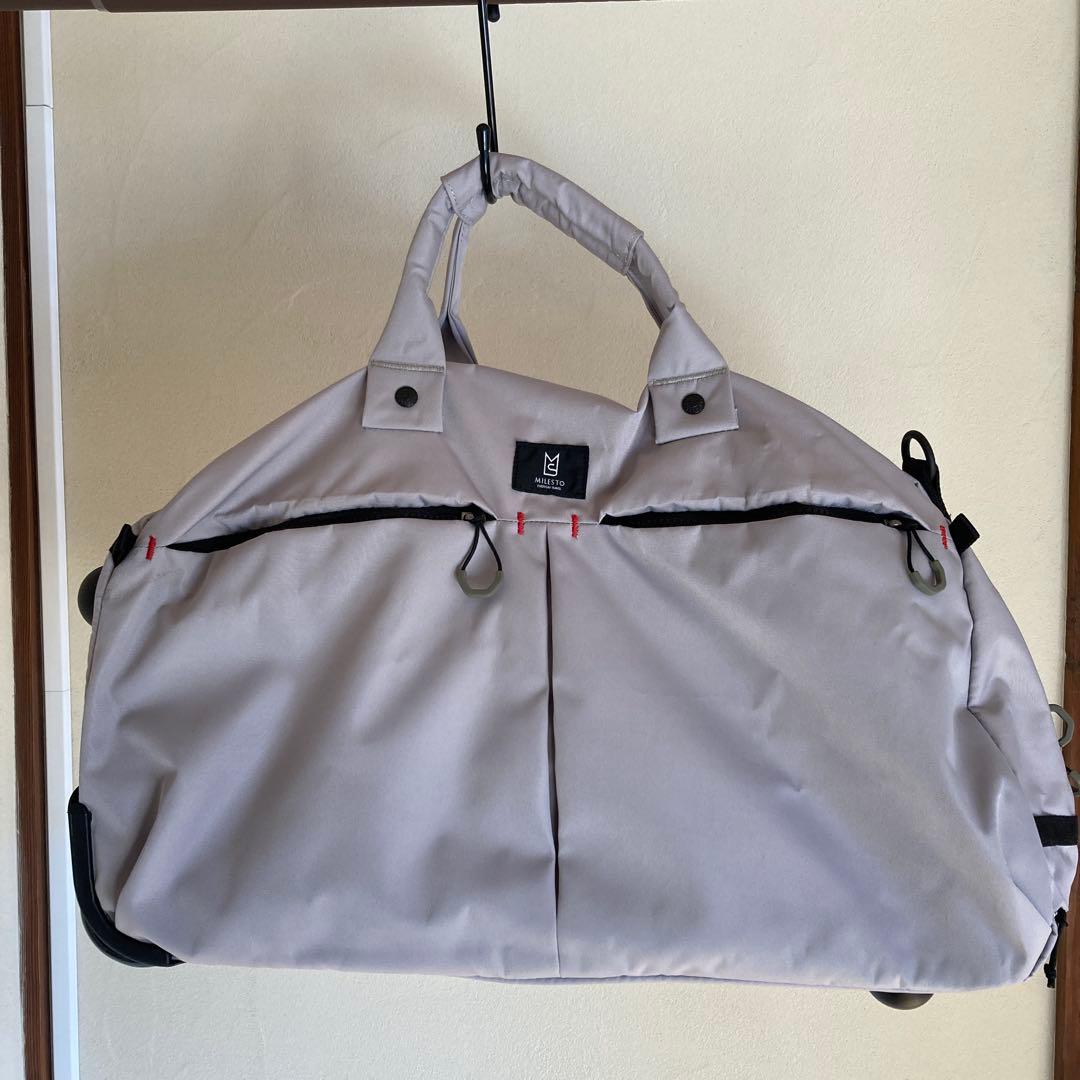 MILESTO ボストンバッグ グレー