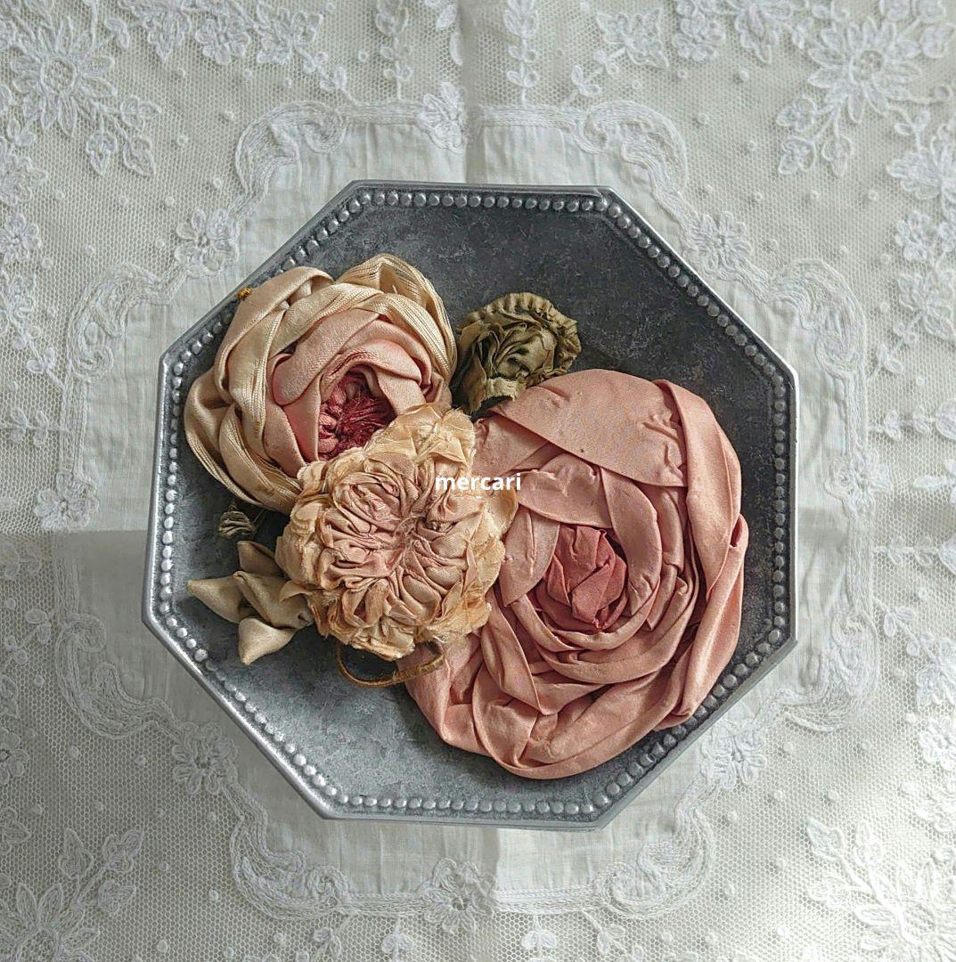 フランス製アンティーク　大きなロココモチーフ　2種セット