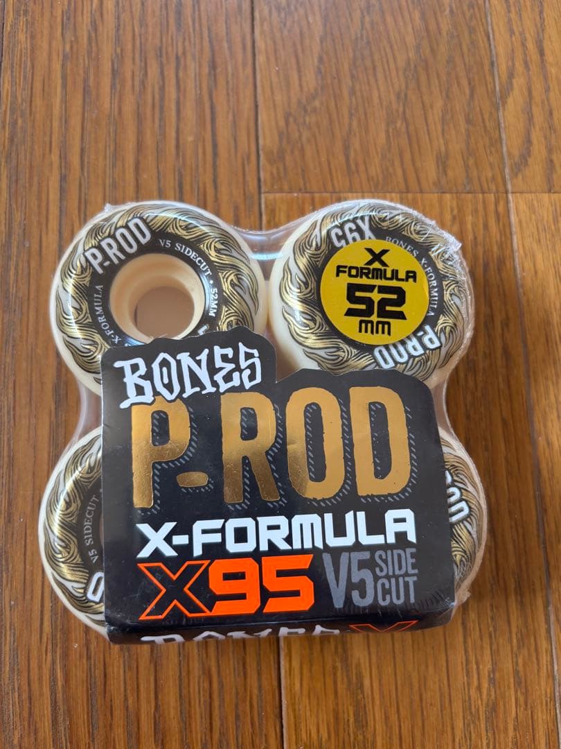 スケートボード BONES X-FORMULA 95A SIDECUT 52mm