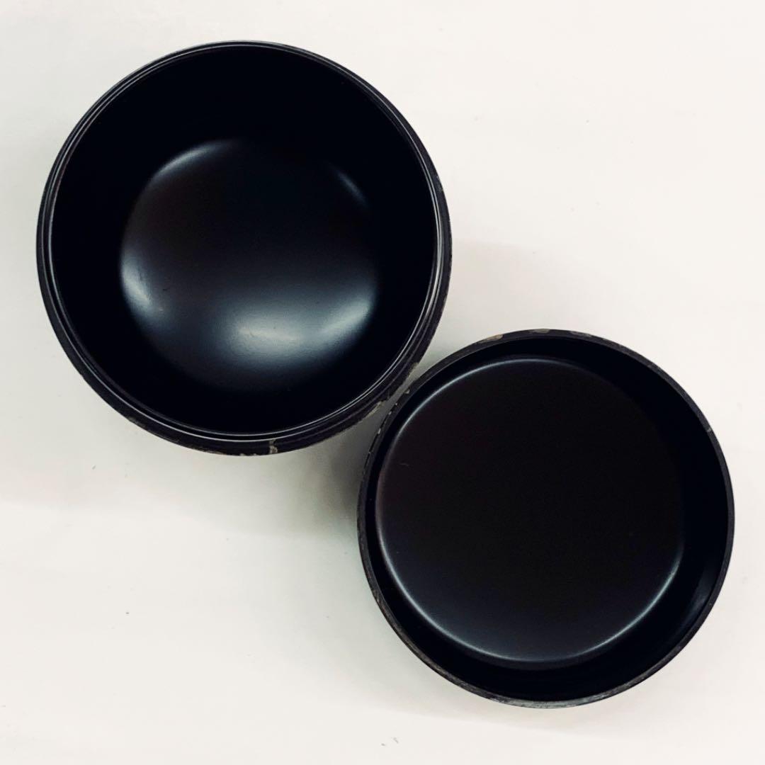 【中棗　水葵　蒔絵】田中宗凌　共箱