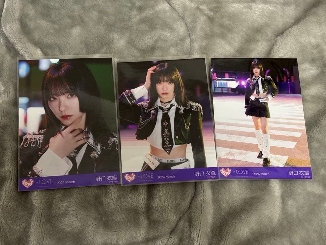 = LOVE イコラブ 野口衣織 生写真 コンプ 呪って呪って 歌唱衣装