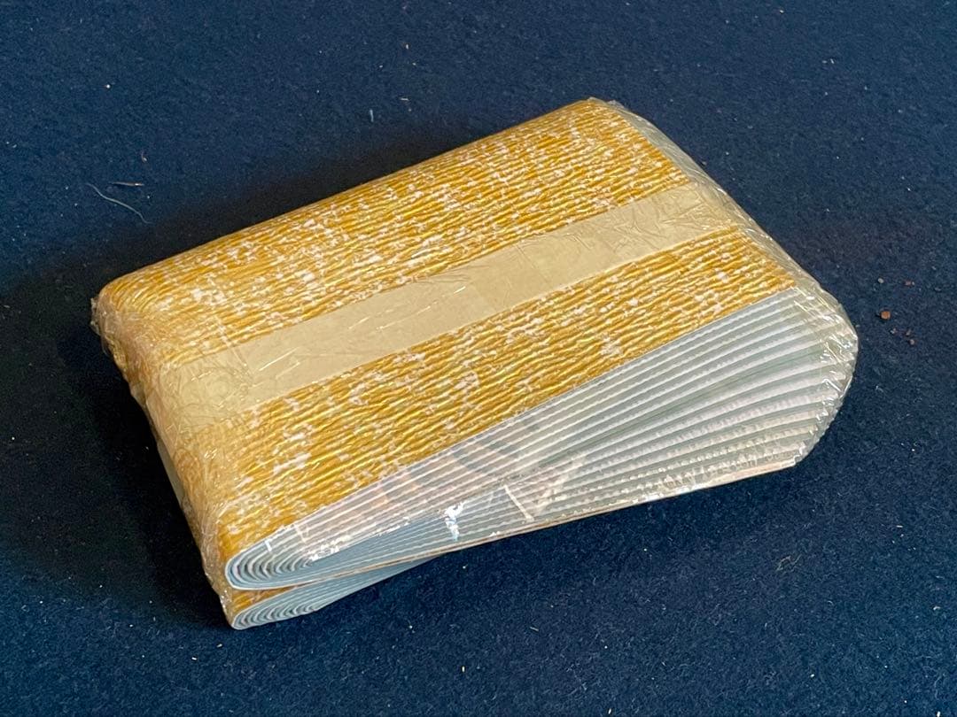 割引❣️「祖」 千家十職 表具師 奥村吉兵衛 金銀 水色 釜敷 紙釜敷 (Ｂ)