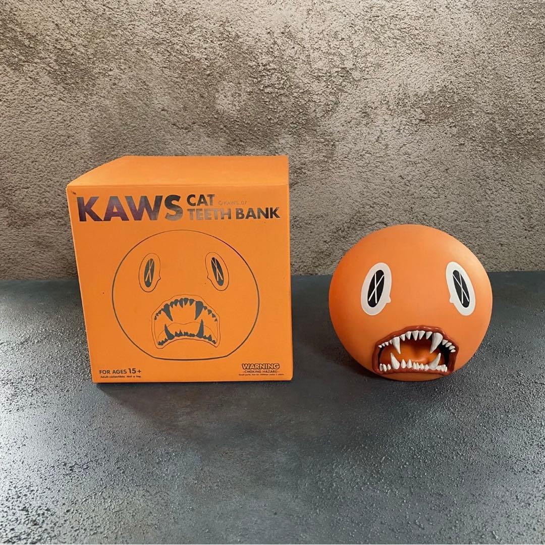 KAWS オリジナルフェイク CAT TEETH BANK 2007年 貯金箱②