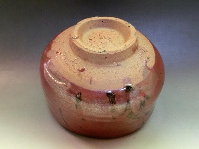 茶碗■丹波焼「猿助作」茶釉 抹茶碗 お茶道具 古美術 時代物 骨董品■