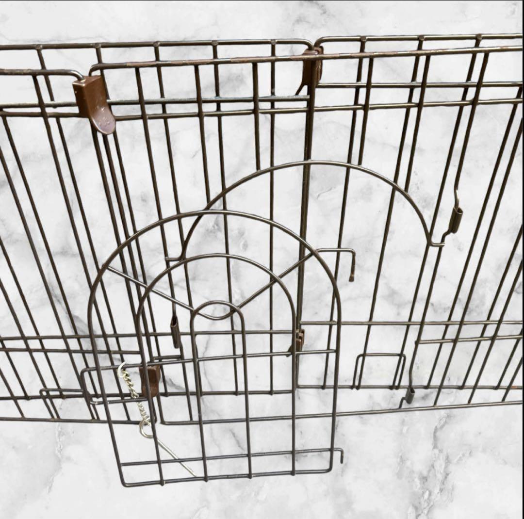 ケージ❤犬用　ペットケージ　ブラウン　小型犬　サークル　即購入可能　送料無料