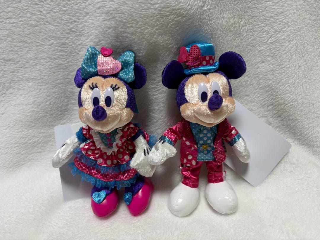 ミニーのファンダーランド ぬいぐるみバッジ ミッキー＆ミニー セット