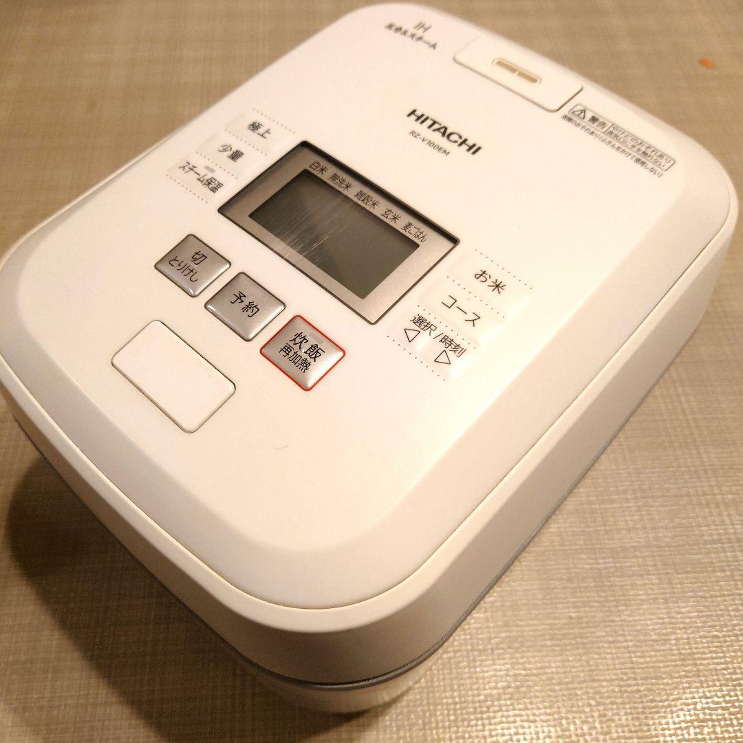 日立IHジャー炊飯器 RZ-V100HM 2022年製　内がま保証期間内
