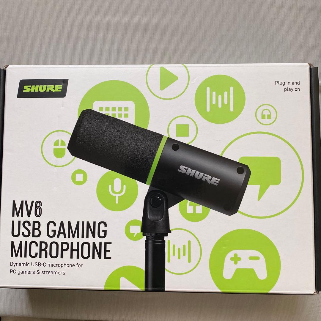 配信機器・PA機器・レコーディング機器 SHURE MV6 USB Gaming Microphone