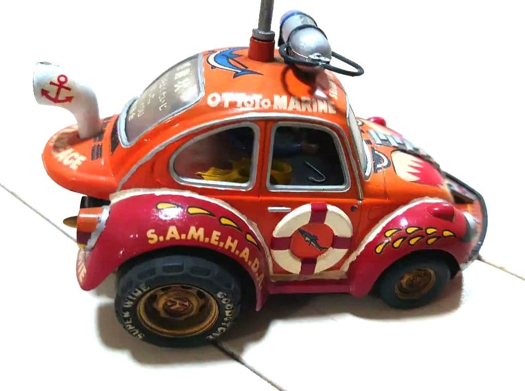 グンゼ産業プラモデル おっとっと自動車シリーズ「シャークキラー」組立済