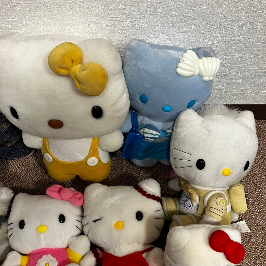 サンリオ　ハローキティ　ぬいぐるみ　まとめ売り　9体セット　レトロ