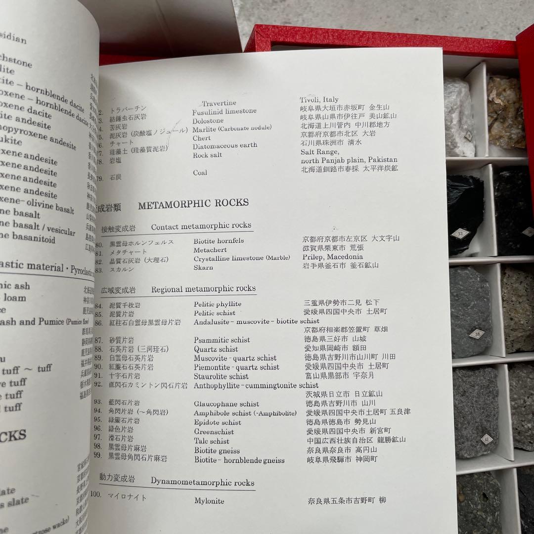 岩石標本　ニチカ小型岩石組標本