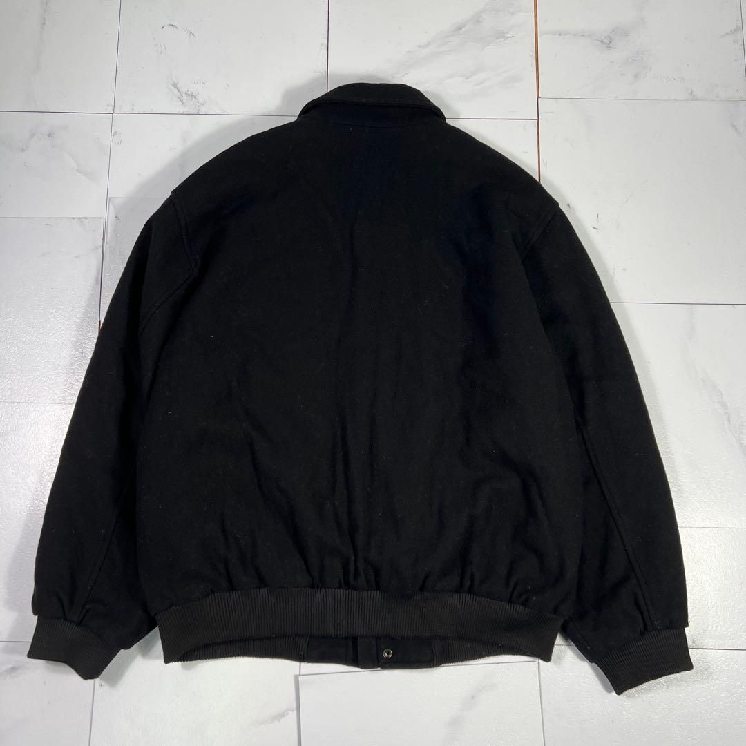 00s London Fog ウールジャケットブルゾンXL 短丈 ブラック