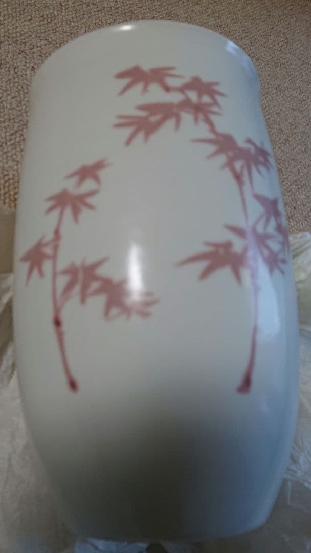 水指 釉裏紅花紋 一位窯 田中一晃 氏作 共箱入