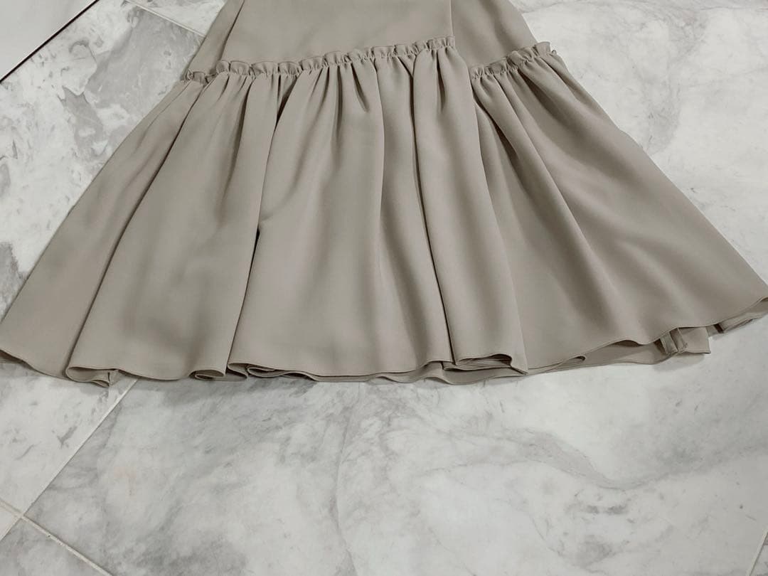 未使用★FOXEY/フォクシーギャザー切り替えスカート 38