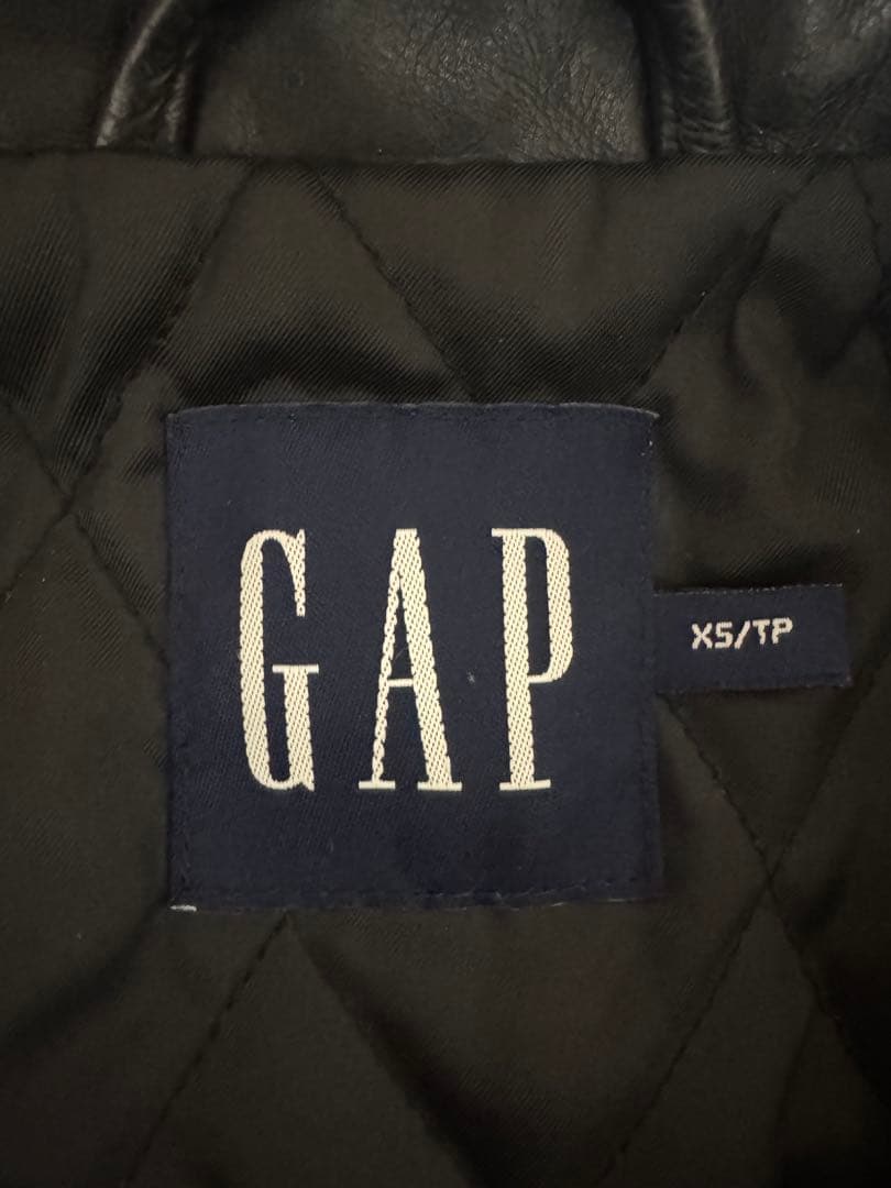 OLD GAP レザー ジャケット ブラック XS