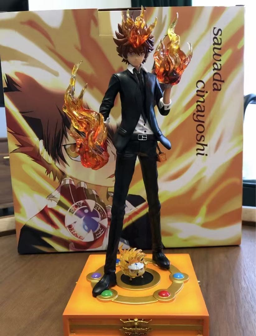 家庭教師ヒットマンREBORN! 沢田綱吉 ガレージキット ガレキ スタチュー③