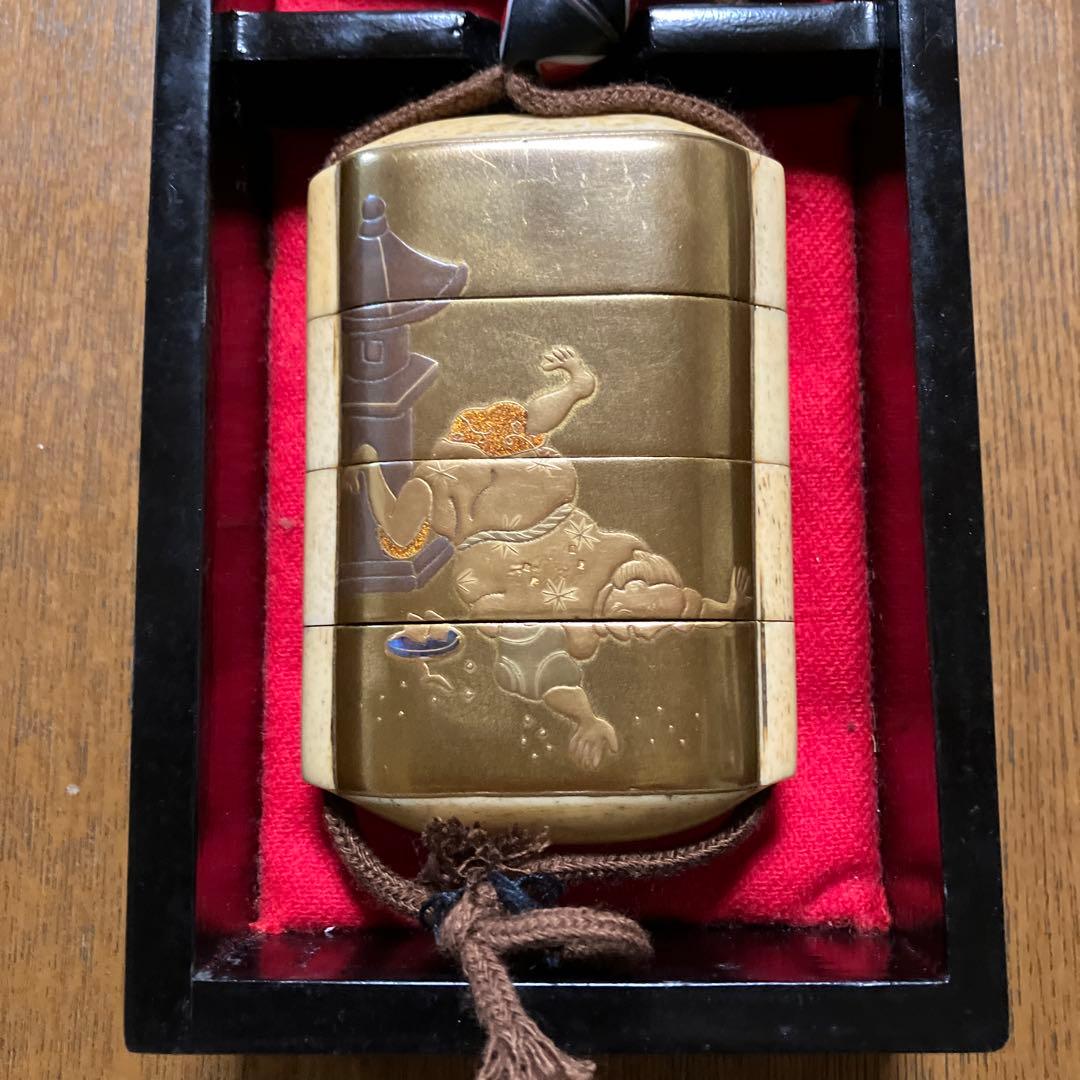 印籠　蒔絵　薬入れ　小物入れ　骨董　時代物