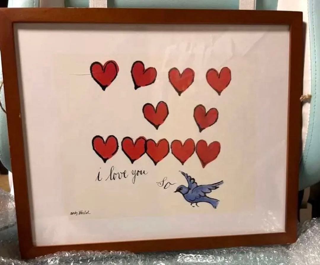 アンディウォーホルI LOVE YOU SO