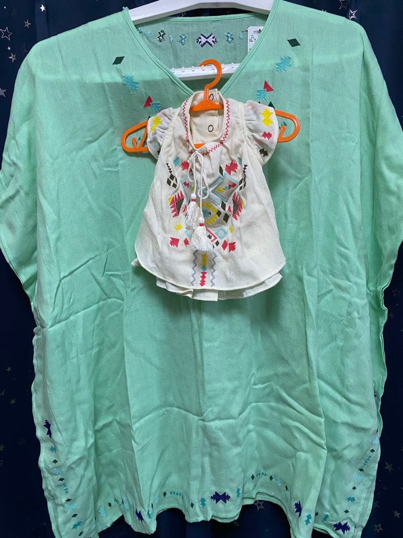 愛犬とオソロでエスニック風　洋服　チュニック as know as dewan